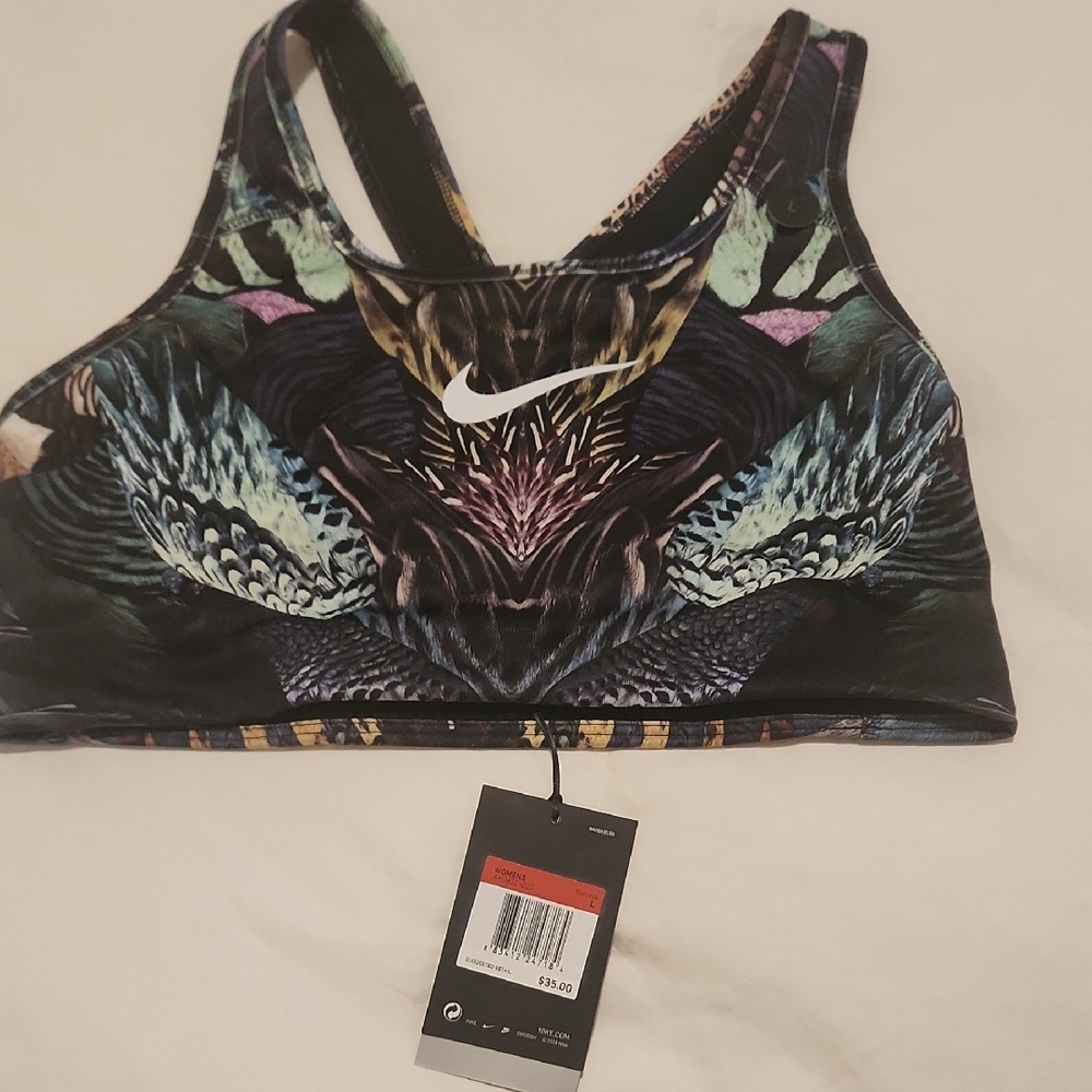 Nike Women's Multicolor Printed Sports Bra